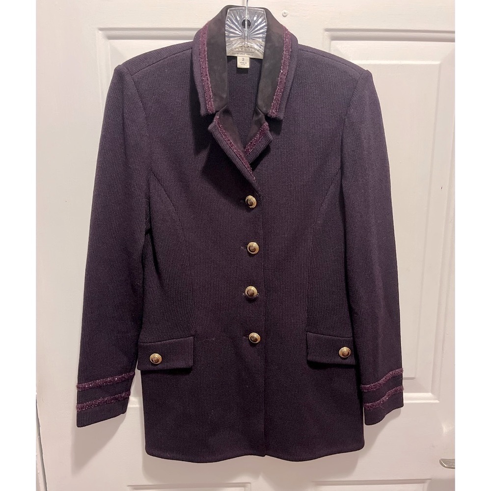 St John plum jacket vintage
